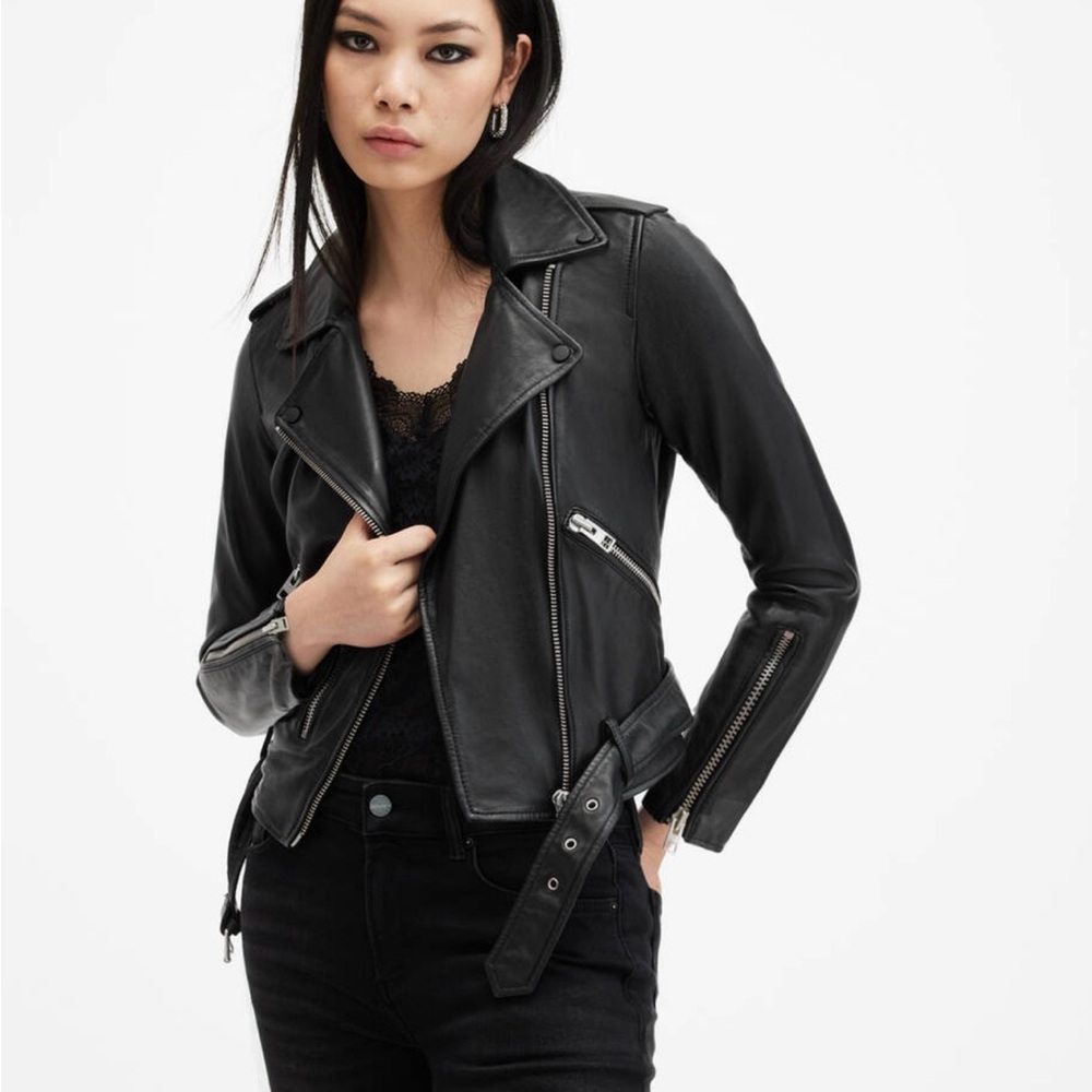 All Saints Balfern Leather Jacket 🖤🖤